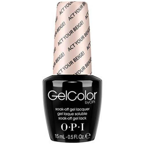 OPI GelColor, T66, Act Your Beige, 0.5oz