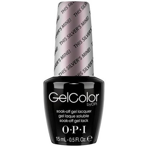 OPI GelColor, T67, This Silver Is Mine, 0.5oz