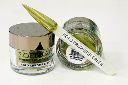 SOFI-ART All-In-1 DESIGN Holographic Chrome Glitter 1oz, GLS010