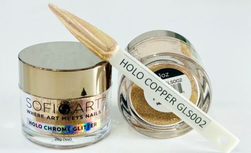 SOFI-ART All-In-1 DESIGN Holographic Chrome Glitter 1oz, GLS002