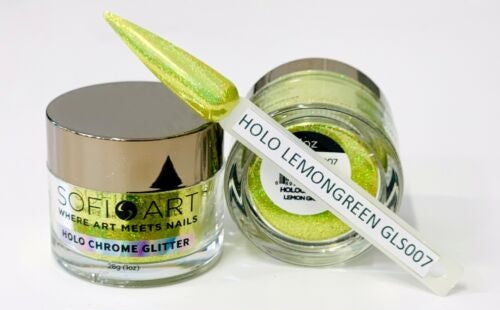 SOFI-ART All-In-1 DESIGN Holographic Chrome Glitter 1oz, GLS007