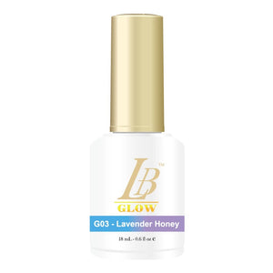 IGel LB Glow In The Dark Gel Polish 0.6oz, G03 Lavender Honey