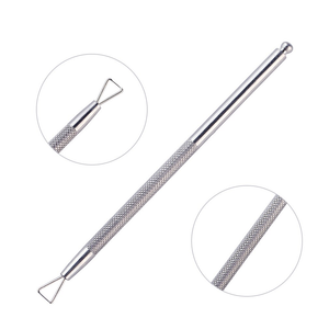 Stainless Steel Triangle Stick UV Gel Polish Remover Culticle Pusher Manicure Nail Art Tool Removing Gel