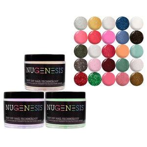 Nugenesis Dipping Powder 1.5oz, FULL LINE 288 Colors