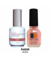 LeChat Perfect Match Nail Lacquer And Gel Polish, PMS009, Flirtini, 0.5oz