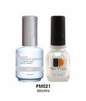 LeChat Perfect Match Nail Lacquer And Gel Polish, PMS021, Martini, 0.5oz