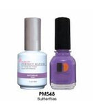 LeChat Perfect Match Nail Lacquer And Gel Polish, PMS048, Butterflies, 0.5oz