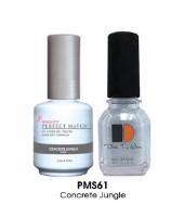 LeChat Perfect Match Nail Lacquer And Gel Polish, PMS061, Concrete Jungle, 0.5oz