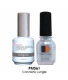 LeChat Perfect Match Nail Lacquer And Gel Polish, PMS061, Concrete Jungle, 0.5oz