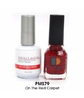 LeChat Perfect Match Nail Lacquer And Gel Polish, PMS079, On The Red Carpet, 0.5oz