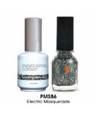 LeChat Perfect Match Nail Lacquer And Gel Polish, PMS086, Electric Masquerade, 0.5oz