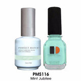 LeChat Perfect Match Nail Lacquer And Gel Polish, PMS116, Mint Jubilee, 0.5oz