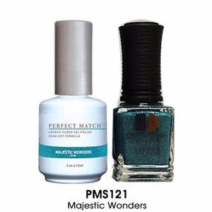 LeChat Perfect Match Nail Lacquer And Gel Polish, PMS121, Majestic Wonders, 0.5oz