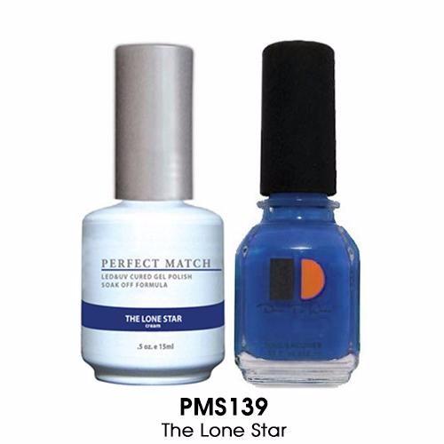 LeChat Perfect Match Nail Lacquer And Gel Polish, PMS139, The Lone Star, 0.5oz