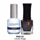 LeChat Perfect Match Nail Lacquer And Gel Polish, PMS161, Rock It Collection, Center Stage (Frost)