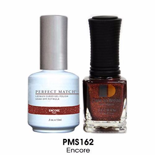 LeChat Perfect Match Nail Lacquer And Gel Polish, PMS162, Rock It Collection, Encore (Frost)