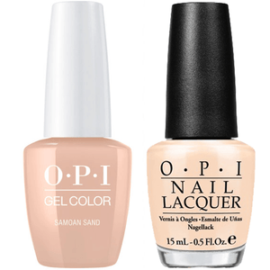 OPI GelColor And Nail Lacquer, P61, Samoan Sand, 0.5oz