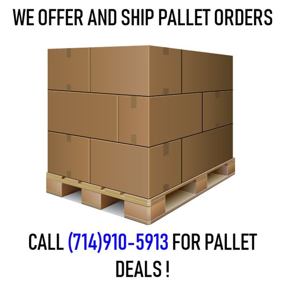 We Ship and Offer Pallet Orders