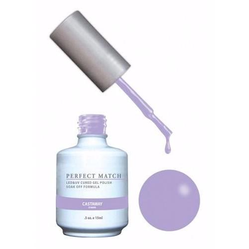 LeChat Perfect Match Nail Lacquer And Gel Polish, PMS154, Oasis Collection Colors, Castaway