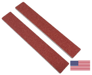 Nail File RED Jumbo, Grit 80/80, Made In USA