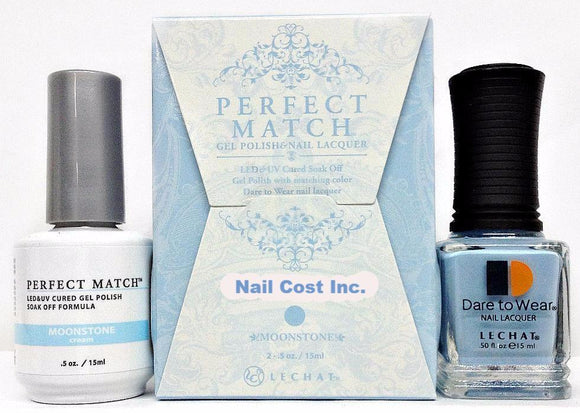 LeChat Perfect Match Nail Lacquer And Gel Polish, PMS221, Moon Goddess Collection, Moonstone, 0.5oz