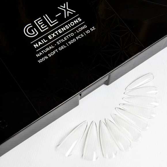 Apres Gel-X, Natural STILETTO LONG Box of Tips
