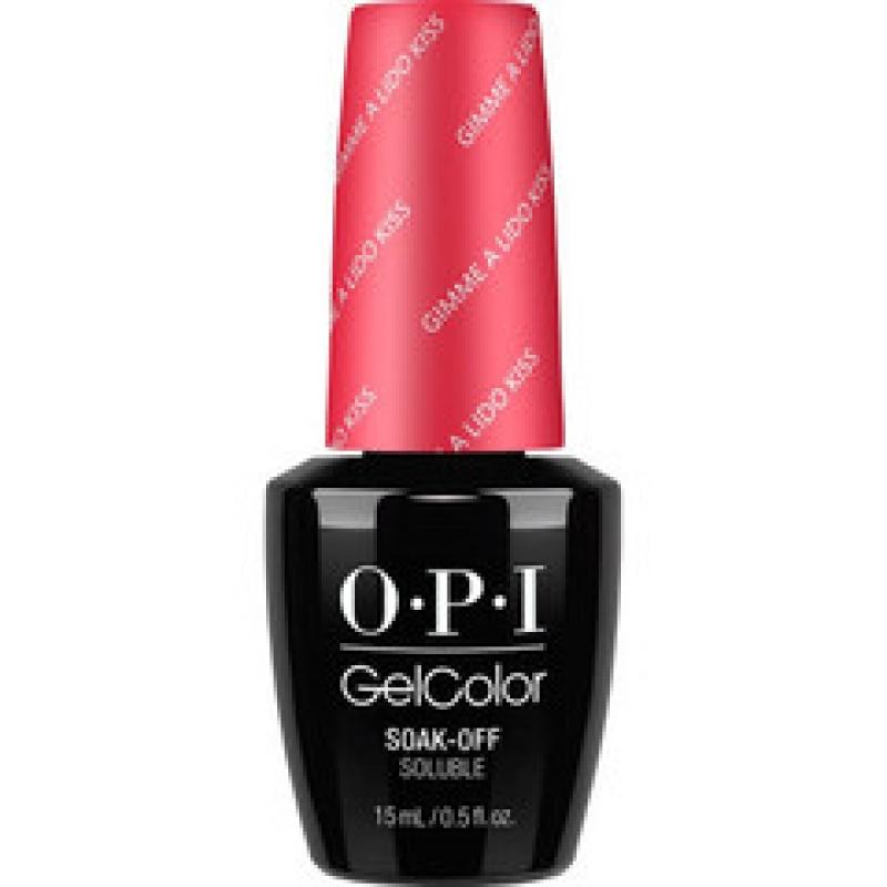 OPI GelColor, V30, Gimme A Lido Kiss, 0.5oz