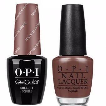 OPI GelColor And Nail Lacquer, W60, Squeaker Of The House, 0.5oz