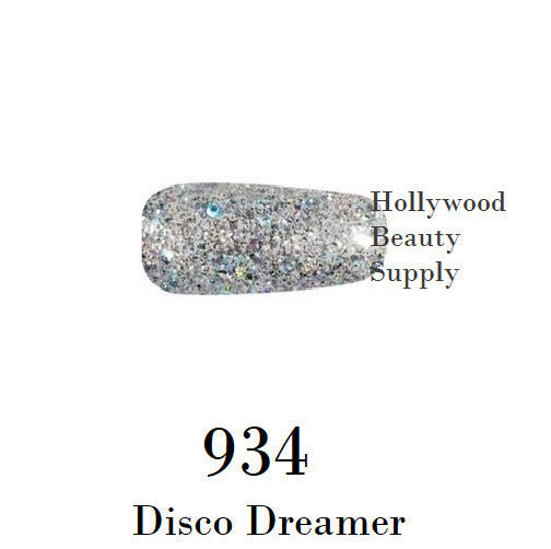 DND Nail Art Gel, Super Platinum Collection, 934, Disco Dreamer , 0.5oz