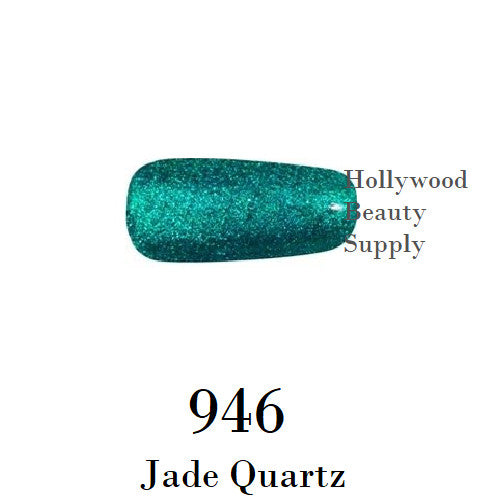 DND Nail Art Gel, Super Platinum Collection, 946, Jade Quartz, 0.5oz